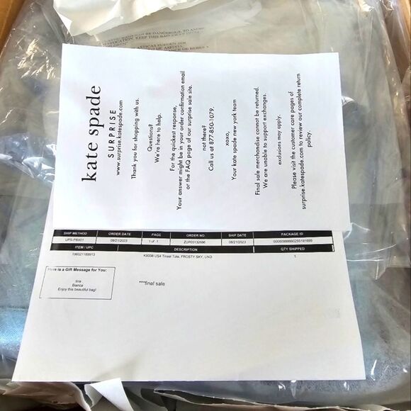 Kate Spade Tinsel Tote 🎊 Host Pick🥳 - Picture 5 of 8